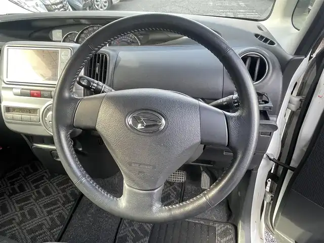 ダイハツ タント G 大阪府 2012(平24)年 7.3万km パール 純正ナビ/-Bluetooth/ワンセグTV/CD/DVD/FM/AM/片側PWスライドドア/前後ドラレコ/バックカメラ/ETC/スマートキー