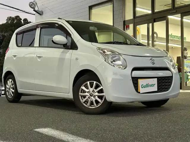 スズキ アルト エコ S 長崎県 2012(平24)年 12.5万km リーフホワイト 純正オーディオ/・AM/FM/CD/アイドリングストップ/ライトレベライザー/電動格納ミラー/フロアマット/ドアバイザー/保証書/取扱説明書