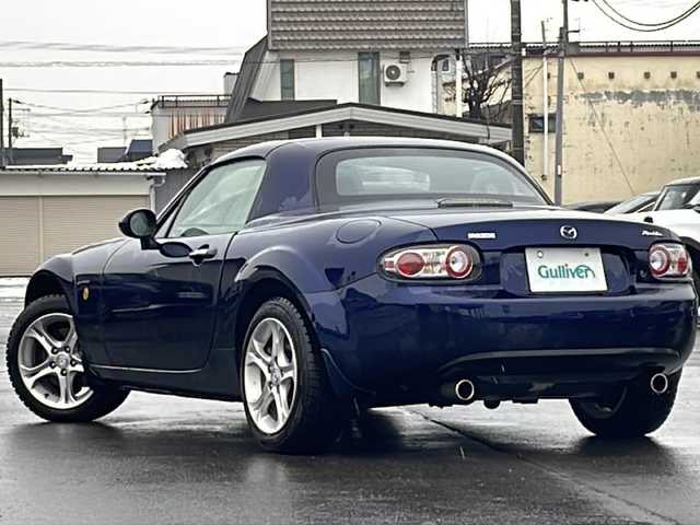 マツダ ロードスター RS RHT 道北・旭川 2008(平20)年 11.4万km ストーミーブルーマイカ /禁煙車//社外メモリナビ/CD/DVD/SD/BT/AUX/TV//ETC//社外ドライブレコーダー//純正フロアマット//電動格納ミラー//リモコンキー//純正16インチアルミホイール//HIDヘッドライト//取扱説明書//保証書