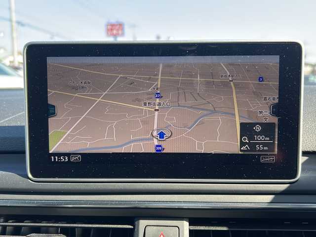 アウディ Ａ４ 2．0TFSI 栃木県 2016(平28)年 4.7万km 白 MMIナビ（Multi Media Interface）/Bluetooth/TV/CD/DVD/AUX/ドライブレコーダー/ETC/アウディプレセンスシティ/アダプティブクルーズコントロール/トラフィックジャムアシスト/アウディアクティブレーンアシスト/アウディサイドアシスト/リアビューカメラ/パーキングアシスト/電動パーキング/オートオールド/パドルシフト/電動パワーバックドア/ルーフレール/ウィンカーミラー/LEDヘッドライト/プッシュスタート/スマートキー(スペアキー有)