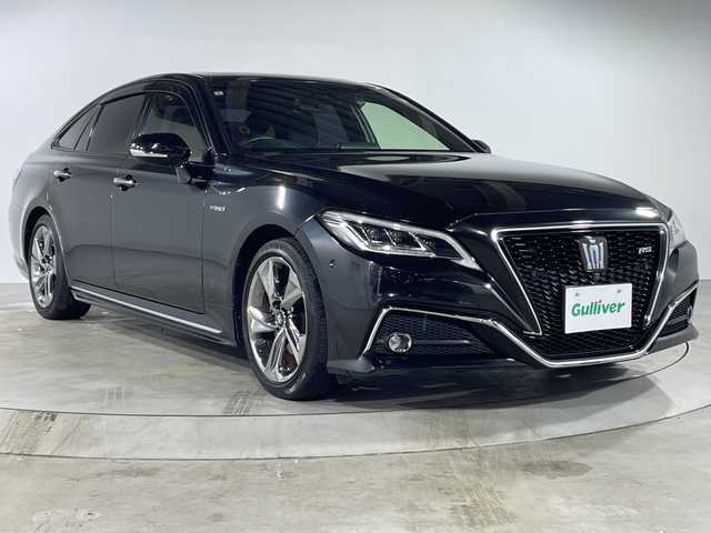 トヨタ クラウン ハイブリッド RS アドバンス 福岡県 2019(令1)年 4万km プレシャスブラックパール 禁煙車/サンルーフ/純正ナビゲーション/フルセグテレビ/全方位モニター/ドライブレコーダー前後/LEDヘッドライト/ハンドルヒーター/ブラインドスポットモニター/パワーシート/パーキングアシスト/ステアリングスイッチ/シートヒーター/シートクーラー/スマートキー/プッシュスタートエンジン