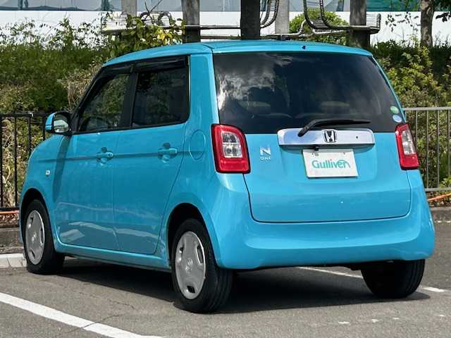 ホンダ Ｎ ＯＮＥ G 宮城県 2013(平25)年 9.4万km イノセントブルーメタリック メモリナビ/バックカメラ/走行時視聴可能フルセグTV/Bluetooth、DVD/エマージェンシーストップシグナル/トラクションコントロールシステム/アンチロック・ブレーキ・システム/横滑り防止装置/ベンチシート/フルフラットシート/チップアップシート/ドアバイザー