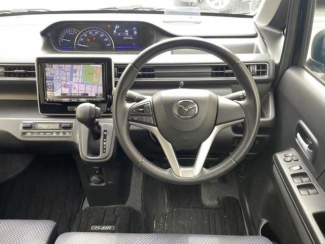 マツダ フレア ハイブリッド XS 広島県 2018(平30)年 10.3万km ブルーイッシュブラックパール3 代車車両