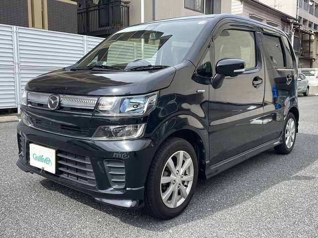 マツダ フレア ハイブリッド XS 広島県 2018(平30)年 10.3万km ブルーイッシュブラックパール3 代車車両