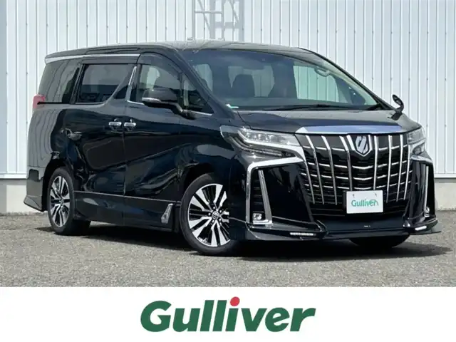 トヨタ アルファード S Cパッケージ 熊本県 2020(令2)年 4.7万km ブラック ディスプレイオーディオ/・AM/FM/USB/BT/フルセグTV/・バックカメラ/１２．１型フリップダウンモニター/トヨタセーフティセンス/・プリクラッシュセーフティ/・レーントレーシングアシスト/・クリアランスソナー/・パーキングサポートブレーキ/・ロードサインアシスト/・オートマチックハイビーム/ＴＲＤフルエアロ/レーダークルーズコントロール/パワーバックドア/両側電動スライドドア/ウッドコンビステアリング/・ステアリングヒーター/・ステアリングリモコン/前後ドライブレコーダー/ビルトインＥＴＣ2.0/黒革シート/・Dメモリシート/・D/Nパワーシート/・D/Nシートヒーター/・D/Nシートクーラー/電動パーキング/オートホールド/スマートキー/スペアキー/プッシュスタート/社外フロアマット/純正ドアバイザー/純正アルミホイール