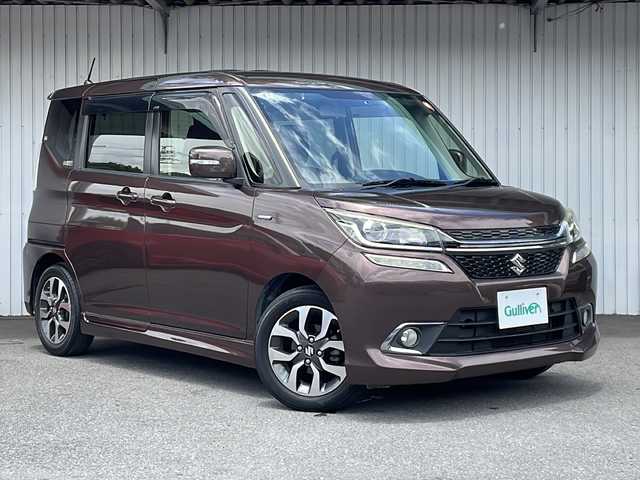 スズキ ソリオ バンディット HV MV 長野県 2016(平28)年 7.1万km クラッシーブラウンM レーダーブレーキ /パナソニックメモリナビフルセグTV/バックカメラ/ETC/純正１５インチアルミ/シートヒーター /スマートキー/純正フロアマット/アイドリングストップ