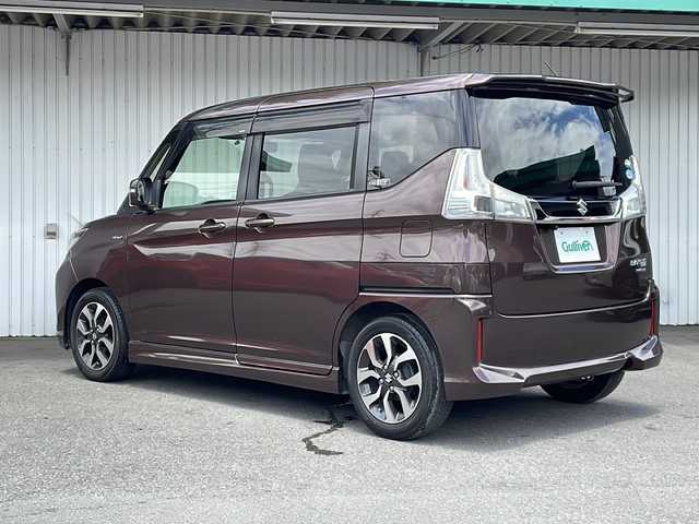 スズキ ソリオ バンディット HV MV 長野県 2016(平28)年 7.1万km クラッシーブラウンM レーダーブレーキ /パナソニックメモリナビフルセグTV/バックカメラ/ETC/純正１５インチアルミ/シートヒーター /スマートキー/純正フロアマット/アイドリングストップ