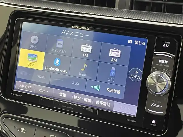 トヨタ アクア 群馬県 2019(令1)年 2.4万km ホワイトパールクリスタルシャイン 衝突軽減　社外７インチナビ　バックカメラ　ＬＥＤライト　オートマチックハイビーム　純正１５インチアルミホイール　クリアランスソナー　ドライブレコーダー　ＥＴＣ　スマートキー　プッシュスタート　禁煙車