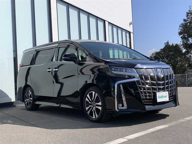 トヨタ アルファード S Cパッケージ 大阪府 2018(平30)年 6.7万km ブラック 純正１０インチナビ/フルセグＴＶ/バックモニター/１２インチ後席モニター/サンルーフ/エアシートヒーター/両側パワースライドドア/パワーシート/レーダークルーズコントロール/ETC/三眼ＬＥＤライト