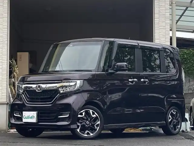 ホンダ Ｎ ＢＯＸ カスタム G L ターボ ホンダセンシング 大分県 2019(令1)年 5.1万km プレミアムベルベットパープル・パール ハーフレザーシート/両側パワースライドドア /純正ナビ/純正ビルトインETC/純正15インチアルミホイール/純正LEDヘッドライト/オートライト/社外ドラレコ/衝突被害軽減ブレーキ/横滑り防止装置/コーナーセンサー/クルーズコントロール/レーンキープアシスト/バックカメラ/スペアキー/5月3日から5月7日までお休みの為、書類発送及び車両搬出は5月8日以降になります。