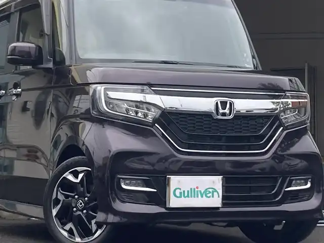 ホンダ Ｎ ＢＯＸ カスタム G L ターボ ホンダセンシング 大分県 2019(令1)年 5.1万km プレミアムベルベットパープル・パール ハーフレザーシート/両側パワースライドドア /純正ナビ/純正ビルトインETC/純正15インチアルミホイール/純正LEDヘッドライト/オートライト/社外ドラレコ/衝突被害軽減ブレーキ/横滑り防止装置/コーナーセンサー/クルーズコントロール/レーンキープアシスト/バックカメラ/スペアキー/5月3日から5月7日までお休みの為、書類発送及び車両搬出は5月8日以降になります。
