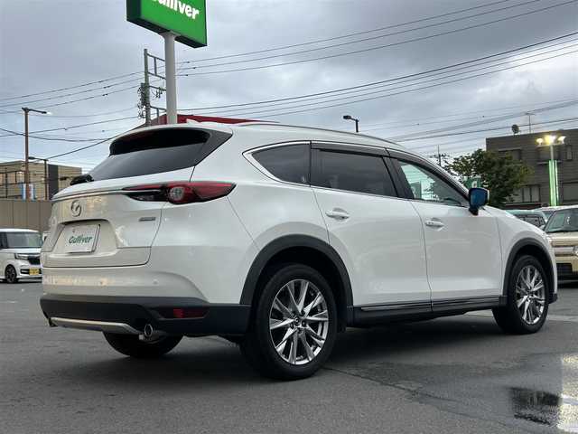 マツダ ＣＸ－８ XD Lパッケージ 静岡県 2018(平30)年 6.2万km スノーフレイクホワイトパールマイカ 純正ナビ/TV/DVD/Bluetooth/全方位カメラ/Beseスピーカー/クルーズコントロール/シートヒーター/ステアリングヒーター/電動リアゲート/パワーシート/アイドリングストップ/ETC/前後ドライブレコーダー/LEDヘッドライト/トラクションコントロールシステム/レーンキープアシスト/純正AW/スマートキー・プッシュスタート/スペアキー/ドアバイザー