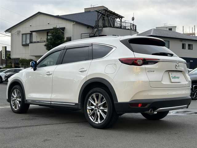 マツダ ＣＸ－８ XD Lパッケージ 静岡県 2018(平30)年 6.2万km スノーフレイクホワイトパールマイカ 純正ナビ/TV/DVD/Bluetooth/全方位カメラ/Beseスピーカー/クルーズコントロール/シートヒーター/ステアリングヒーター/電動リアゲート/パワーシート/アイドリングストップ/ETC/前後ドライブレコーダー/LEDヘッドライト/トラクションコントロールシステム/レーンキープアシスト/純正AW/スマートキー・プッシュスタート/スペアキー/ドアバイザー
