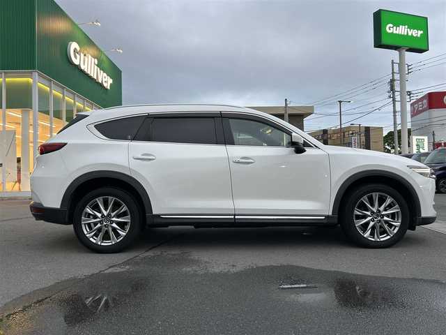 マツダ ＣＸ－８ XD Lパッケージ 静岡県 2018(平30)年 6.2万km スノーフレイクホワイトパールマイカ 純正ナビ/TV/DVD/Bluetooth/全方位カメラ/Beseスピーカー/クルーズコントロール/シートヒーター/ステアリングヒーター/電動リアゲート/パワーシート/アイドリングストップ/ETC/前後ドライブレコーダー/LEDヘッドライト/トラクションコントロールシステム/レーンキープアシスト/純正AW/スマートキー・プッシュスタート/スペアキー/ドアバイザー