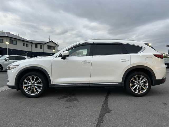 マツダ ＣＸ－８ XD Lパッケージ 静岡県 2018(平30)年 6.2万km スノーフレイクホワイトパールマイカ 純正ナビ/TV/DVD/Bluetooth/全方位カメラ/Beseスピーカー/クルーズコントロール/シートヒーター/ステアリングヒーター/電動リアゲート/パワーシート/アイドリングストップ/ETC/前後ドライブレコーダー/LEDヘッドライト/トラクションコントロールシステム/レーンキープアシスト/純正AW/スマートキー・プッシュスタート/スペアキー/ドアバイザー