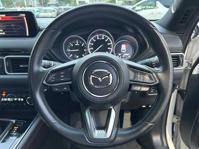 マツダ ＣＸ－８ XD Lパッケージ 静岡県 2018(平30)年 6.2万km スノーフレイクホワイトパールマイカ 純正ナビ/TV/DVD/Bluetooth/全方位カメラ/Beseスピーカー/クルーズコントロール/シートヒーター/ステアリングヒーター/電動リアゲート/パワーシート/アイドリングストップ/ETC/前後ドライブレコーダー/LEDヘッドライト/トラクションコントロールシステム/レーンキープアシスト/純正AW/スマートキー・プッシュスタート/スペアキー/ドアバイザー