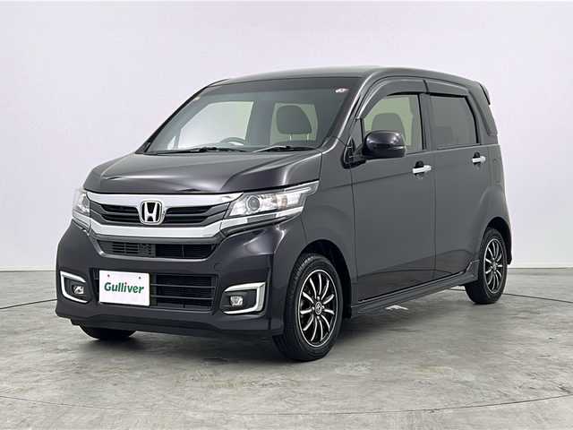 ホンダ Ｎ ＷＧＮ カスタム G Lパッケージ 三重県 2018(平30)年 5.6万km プレミアムベルベットパープル・パール 禁煙車/社外ナビ/・フルセグ/・DVD/CD/・Bluetooth/・MSV/バックカメラ/HIDヘッドライト/クルーズコントロール/ハーフレザーシート/ステアリングスイッチ/ビルトインETC/Wエアバック
