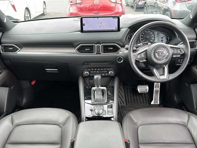 マツダ ＣＸ－５ XD エクスクルーシブモード 茨城県 2023(令5)年 2.3万km ジェットブラックマイカ ワンオーナー/純正SDナビ（BT・フルセグTV）/全方位・前後・サイド・バックカメラ/衝突被害軽減システム/パワーシート/シートヒーター/ステアリングヒーター/電動リアゲート/Apple Car Play/BOSEサウンド/ヘッドアップディスプレイ/追従型クルーズコントロール/オフロード・トラクション・アシスト/純正19インチアルミホイール/社外フロアマット（HOT FIELD）/アイドリングストップ/盗難防止装置/レーンアシスト/コーナーセンサー/横滑り防止機能/ヒルディコントロール/ABS/ダブル＋サイドエアバッグ/ETC/保証書/取扱説明書