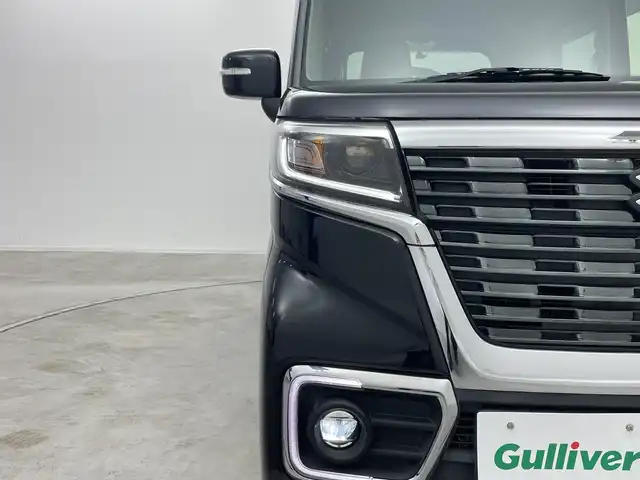 スズキ スペーシア カスタム HYBRID XS ターボ 群馬県 2020(令2)年 0.9万km ブルーイッシュブラックパール3 ８型ナビ　フルセグＴＶ　バックカメラ　クルーズコントロール　両側電動スライドドア　衝突被害軽減ブレーキ　レーンアシスト　運転席シートヒーター　オートハイビーム　ＬＥＤライト フォグ　スマートキー