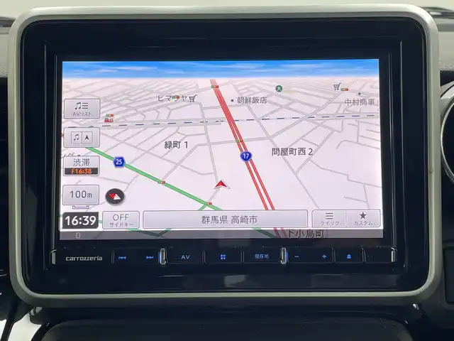 スズキ スペーシア カスタム HYBRID XS ターボ 群馬県 2020(令2)年 0.9万km ブルーイッシュブラックパール3 ８型ナビ　フルセグＴＶ　バックカメラ　クルーズコントロール　両側電動スライドドア　衝突被害軽減ブレーキ　レーンアシスト　運転席シートヒーター　オートハイビーム　ＬＥＤライト フォグ　スマートキー