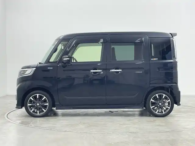 スズキ スペーシア カスタム HYBRID XS ターボ 群馬県 2020(令2)年 0.9万km ブルーイッシュブラックパール3 ８型ナビ　フルセグＴＶ　バックカメラ　クルーズコントロール　両側電動スライドドア　衝突被害軽減ブレーキ　レーンアシスト　運転席シートヒーター　オートハイビーム　ＬＥＤライト フォグ　スマートキー