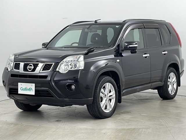 日産 エクストレイル 20X 道央・札幌 2010(平22)年 7.5万km ダイヤモンドブラック ・パートタイム4WD/・純正メモリナビ/　CD/DVD/BT/ワンセグTV/・バックカメラ/・全席シートヒーター/・ETC/・革巻ステアリング/・オートライト/・フォグランプ/・ヘッドライトレベライザー /・ダウンヒルアシスト/・スマートキー/・スペアキー/・純正フロアマット/・純正ドアバイザー/・横滑り防止/・取扱説明書/・保証書