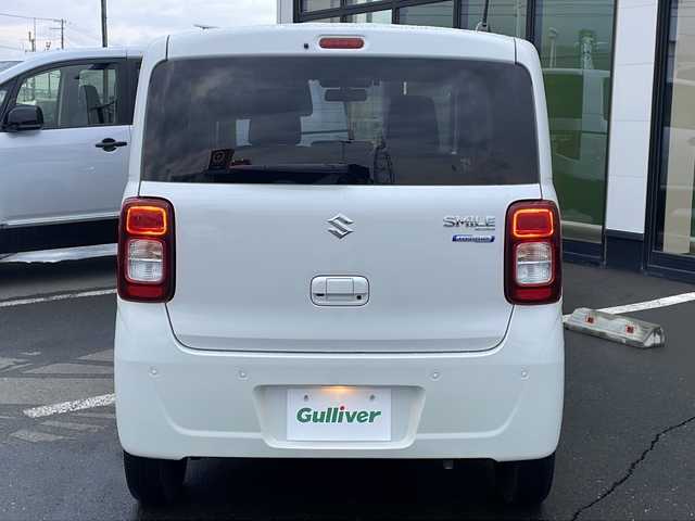 スズキ ワゴンＲ スマイル HYBRID S 道東・釧路十勝 2021(令3)年 3.5万km ピュアホワイトP ・４WD/・社外SDメモリナビ/（CD・ラジオ・BT・ワンセグ）/・バックカメラ/・両側パワースライドドア/・スマートキー/・プッシュスタート/・スズキセーフティサポート/・衝突被害軽減ブレーキ/・踏み間違い防止/・車線逸脱防止機能/・先行車発進お知らせ/・オートハイビーム/・オートライト/・電動格納ミラ/・純正フロアマット/・前席シートヒーター/・アイドリングストップ/・ヘッドライトレベライザー/・社外ETC/・保証書/・取扱説明書
