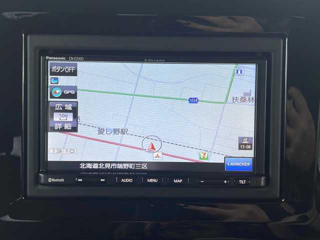 スズキ ワゴンＲ スマイル HYBRID S 道東・釧路十勝 2021(令3)年 3.5万km ピュアホワイトP ・４WD/・社外SDメモリナビ/（CD・ラジオ・BT・ワンセグ）/・バックカメラ/・両側パワースライドドア/・スマートキー/・プッシュスタート/・スズキセーフティサポート/・衝突被害軽減ブレーキ/・踏み間違い防止/・車線逸脱防止機能/・先行車発進お知らせ/・オートハイビーム/・オートライト/・電動格納ミラ/・純正フロアマット/・前席シートヒーター/・アイドリングストップ/・ヘッドライトレベライザー/・社外ETC/・保証書/・取扱説明書