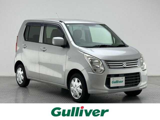 スズキ ワゴンＲ FX 兵庫県 2013(平25)年 3.2万km シルキーシルバーメタリック 社外ナビ＆ワンセグTV/（CD＆DVD＆FM＆AM）/レーダー探知機/ドアバイザー/フロアマット/リモコンキー/スペアキー有り/ABS/横滑り防止装置