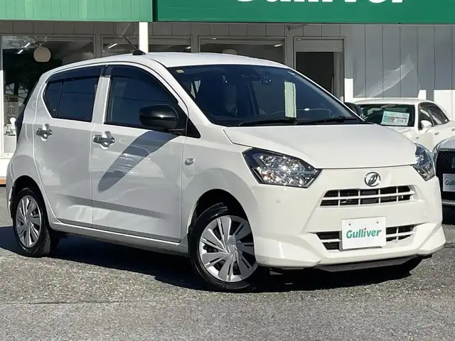 ダイハツ ミラ イース X SAⅢ 千葉県 2020(令2)年 6.3万km ホワイト スマートアシストIII/・衝突軽減ブレーキ/・車線逸脱警報/・先行車発進お知らせ機能/・オートマチックハイビーム/純正CDオーディオ/前後コーナーセンサー/純正LEDヘッドライト/キーレスキー/社外ドライブレコーダー/ETC/ヘッドライトレベライザー/ドアバイザー/新車時保証書＆取扱説明書