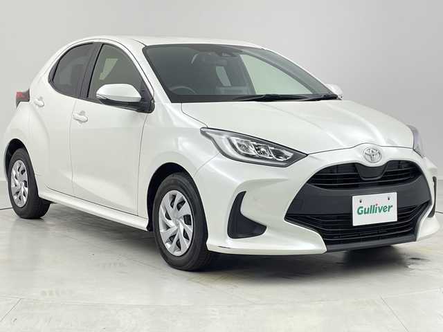 トヨタ ヤリス G 茨城県 2021(令3)年 2.9万km ホワイトパールクリスタルシャイン 純正ディスプレイオーディオナビ　バックモニター　衝突軽減ブレーキ　スマートキ―　プッシュスタート　ビルトインＥＴＣ　ＵＳＢ入力端子　車線逸脱警報装置　クリアランスソナー　ＬＥＤライト　オートハイビーム