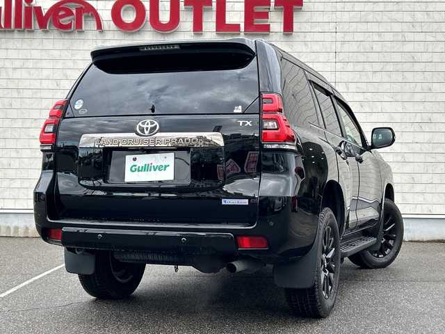 トヨタ ランドクルーザー プラド TX-L 70thアニバーサリーLTD 富山県 2022(令4)年 4.8万km ブラック 純正９型ナビ/フルセグＴＶ／Ｂｌｕｅｔｏｏｔｈ/バックカメラ/レーダークルーズコントロール/レーンキープアシスト/プリクラッシュセーフティ/純正AW１８インチ/茶革シート/シートヒーター／シートクーラー/運転席／助手席パワーシート/ヘッドライトウォッシャー/LEDヘッドライト/スマートキー/プッシュスタート/横滑り防止装置/Wエアバック/サイド＋カーテンエアバック
