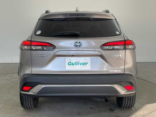 トヨタ カローラ クロス ハイブリッド Z 兵庫県 2021(令3)年 5.8万km アバンギャルドブロンズメタリック ・純正10.5インチディスプレイオーディオ/・Bluetooth/Apple car play/Android Auto/Miracast/・全方位カメラ/・Toyota Safety Sense/・プリクラッシュセーフティ/・レーントレーシングアシスト/・レーダークルーズコントロール（全車速追従機能付）/・オートマチックハイビーム/・ロードサインアシスト/・パーキングサポートブレーキ（前後方静止物）/・ブラインドスポットモニター/・パーキングサポートブレーキ（後方接近車両）/・車両接近通報装置/・先行車発進告知機能/・パワーバックドア/・ステアリングヒーター/・ハーフレザーシート/・前席シートヒーター/・運転席パワーシート/・寒冷地仕様/・前後ドライブレコーダー/・ルーフレール/・LEDヘッドライト/・フォグランプ/・純正アルミホイールタイヤ/・スマートキー/・スペアキー