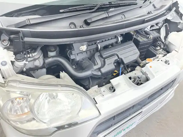 ダイハツ タント エグゼ カスタムG 滋賀県 2013(平25)年 5万km パールホワイトⅢ 禁煙車/社外ナビ/（CD/DVD/SD/AUX/地デジTV）/ETC/HIDヘッドライト/フォグランプ/電動格納ミラー/純正アルミホイール/純正ドアバイザー/社外フロアマット/スペアキー1本/アイドリングストップ