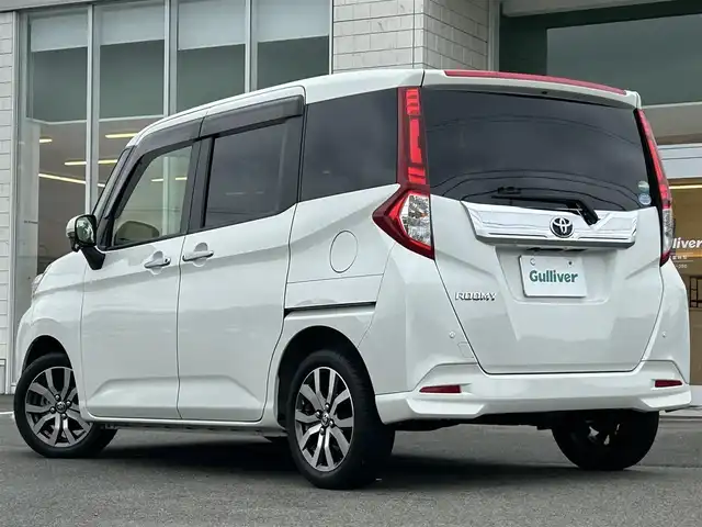 トヨタ ルーミー カスタムG－T 兵庫県 2017(平29)年 5.2万km パールホワイトⅢ 純正SDナビ/Bluetooth接続/両側パワースライドドア/ETC/バックカメラ/クルーズコントロール/純正アルミホイール/純正フロアマット/スマートキー/横滑り防止装置/レーンキープアシスト/シートヒーター/LEDライト/社外ドライブレコーダー/ステアリングスイッチ