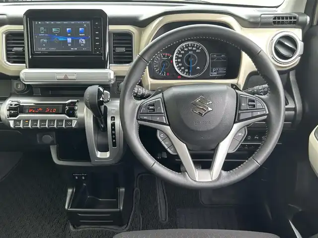 スズキ クロスビー HYBRID MZ 福島県 2024(令6)年 1.1万km キャラバンアイボリーパールメタリック/メロウディープレッド2トーン ワンオーナー/ターボ/純正ナビ/(CD/DVD/SD/MSV/USB/BT)/フルセグTV/デュアルカメラブレーキサポート/レーダークルーズコントロール/レーンキープ/LEDヘッドライト/フォグランプ/全方位モニター/パーキングアシスト/前席シートヒーター/パドルシフト/プッシュスタート/ビルトインETC/アイドリングストップ/ステアリングスイッチ