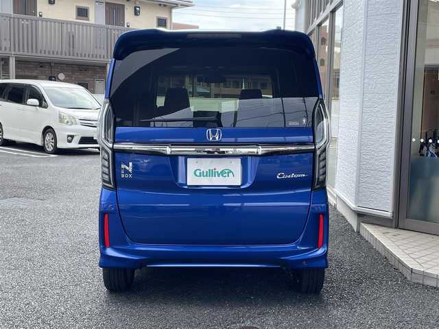 ホンダ Ｎ ＢＯＸ カスタム G L ターボ ホンダセンシング 神奈川県 2020(令2)年 1.6万km ブリリアントスポーティブルーメタリック2トーン 純正ナビ/バックカメラ/ETC/両側パワースライドドア/クルーズコントロール/パドルシフト/コーナーセンサー/ドライブレコーダー/ハーフレザー/前席シートヒーター/スマートキー/スペアキー×1/社外フロアマット/純正AW/取扱説明書/保証書