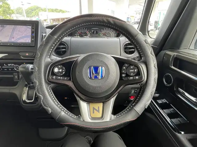 ホンダ Ｎ ＢＯＸ カスタム G L ターボ ホンダセンシング 神奈川県 2020(令2)年 1.6万km ブリリアントスポーティブルーメタリック2トーン 純正ナビ/バックカメラ/ETC/両側パワースライドドア/クルーズコントロール/パドルシフト/コーナーセンサー/ドライブレコーダー/ハーフレザー/前席シートヒーター/スマートキー/スペアキー×1/社外フロアマット/純正AW/取扱説明書/保証書