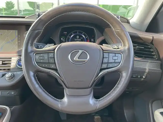 レクサス ＬＳ 500h Iパッケージ 和歌山県 2017(平29)年 4.2万km マンガンラスター 純正ナビ/全方位カメラ/TV/衝突被害軽減ブレーキ/レーダークルコン/レーンキープアシスト/ブラインドスポットモニター/オートライト/前後コーナーセンサー/サンルーフ/ビルトインETC/ドラレコ/デジタルインナーミラー/シートメモリー/ヘッドアップディスプレイ/オートホールド/パドルシフト/フルオートパワーウィンドウ/プッシュスタート