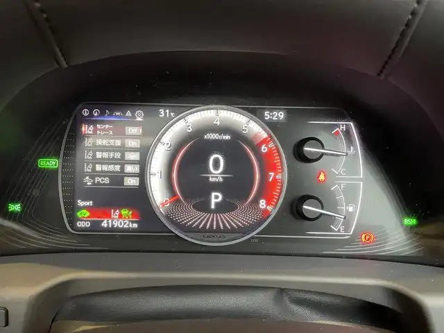 レクサス ＥＳ 300h バージョンL 愛知県 2019(令1)年 4.2万km ソニックチタニウム サンルーフ/TRDエアロ/・フロントアンダー サイド リア/三眼LEDヘッドライ/ 茶革シート/シートヒーター/シートベンチレーション/純正ナビ/フルセグTV/360度カメラ/Bluetooth/ACC/BSM/純正18インチアルミ/ETC