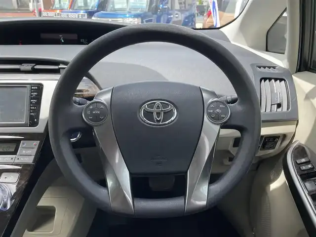 トヨタ プリウス S　マイコーデ 沖縄県 2014(平26)年 4.9万km ディープアメジストマイカメタリック (株)IDOMが運営する【じしゃロンコザ店】の自社ローン専用車両になりますこちらは現金またはオートローンご利用時の価格です。自社ローンご希望の方は別途その旨お申付け下さい/・本土仕入/・純正ナビ/・Bluetooth接続/・TV/・バックカメラ/・ETC/・スマートキー/・プッシュスタート/・純正アルミホイール/・純正フロアマット/・オートライト