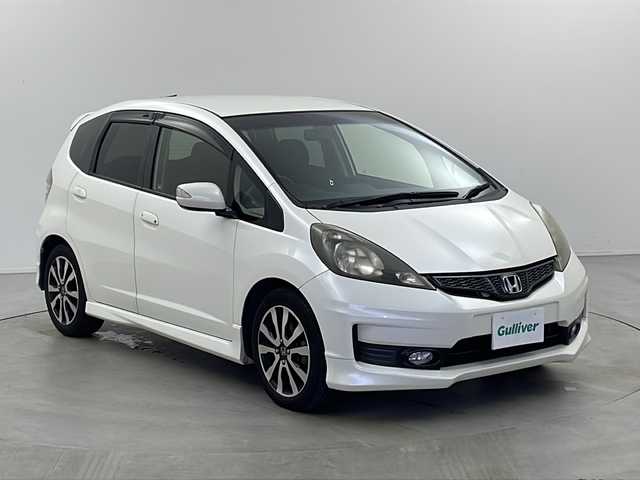 ホンダ フィット RS ファインスタイル 栃木県 2013(平25)年 17.9万km プレミアムホワイトパール 社外HDDナビ　/DTV　CD　BT　/パドルシフト　/エンジンスターター　/オートライト　/スペアキー　/社外レーダー/ETC/革巻きハンドル　/キーレスキー　　