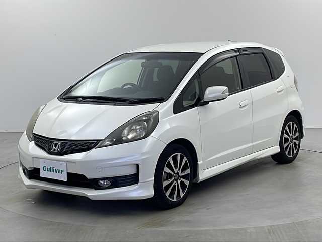 ホンダ フィット RS ファインスタイル 栃木県 2013(平25)年 17.9万km プレミアムホワイトパール 社外HDDナビ　/DTV　CD　BT　/パドルシフト　/エンジンスターター　/オートライト　/スペアキー　/社外レーダー/ETC/革巻きハンドル　/キーレスキー　　