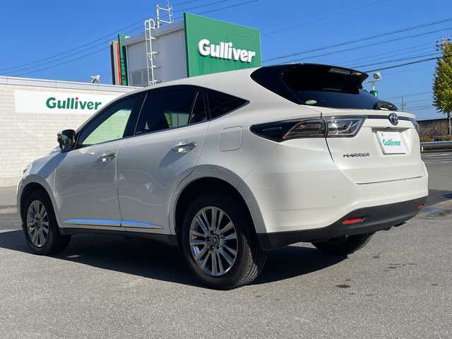 トヨタ ハリアー プレミアム 愛知県 2016(平28)年 3.6万km ホワイトパールクリスタルシャイン ワンオーナー/純正メモリナビ/フルセグテレビ/バックカメラ/Bluetooth/アイドリングストップ/ウィンカーミラー/クルーズコントロール/プッシュスタート/パワーバックドア/ETC/シートヒーター