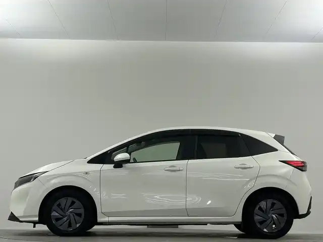 日産 ノート S 広島県 2021(令3)年 2.8万km ホワイト 禁煙車　社外ナビ（CN-B311B）　Bluetooth　ETC　エマージェンシーブレーキ　側方支援　クリアランスソナー　電動パーキングブレーキ　オートブレーキホールド　オートライト　オートマチックハイビーム　スマートキー