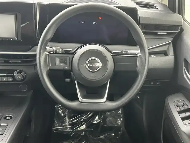 日産 ノート S 広島県 2021(令3)年 2.8万km ホワイト 禁煙車　社外ナビ（CN-B311B）　Bluetooth　ETC　エマージェンシーブレーキ　側方支援　クリアランスソナー　電動パーキングブレーキ　オートブレーキホールド　オートライト　オートマチックハイビーム　スマートキー