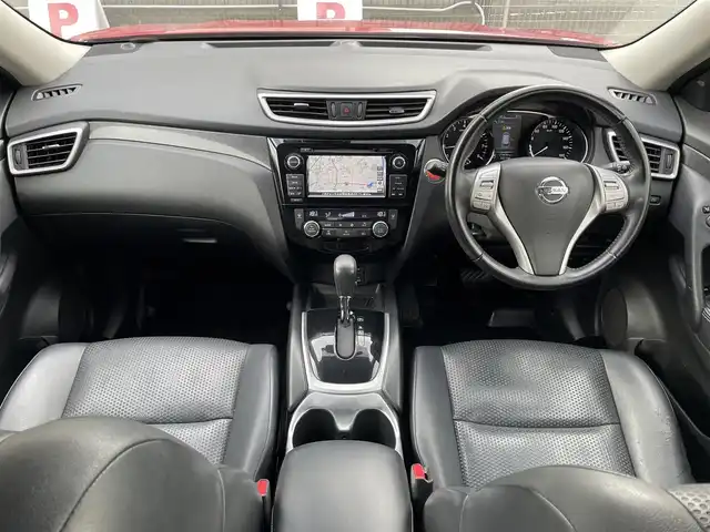 日産 エクストレイル 20X エマージェンシーブレーキ 埼玉県 2014(平26)年 7.2万km バーニングレッド (株)IDOMが運営する【じしゃロン川越店】の自社ローン専用車両になります。こちらは現金またはオートローンご利用時の価格です。自社ローンご希望の方は別途その旨お申付け下さい/純正ナビ/フルセグ/Bluetooth/CD/DVD/AM/FM/アラウンドビューモニター/エマージェンシーブレーキ/踏み間違い防止アシスト/インテリジェントPアシスト/コーナーセンサー/クルーズコントロール/ETC/ドライブレコーダー　HDR-102/防水シート/左右シートヒーター/２WDモード切替/社外１７アルミホイール/フォグ/ウインカーミラー