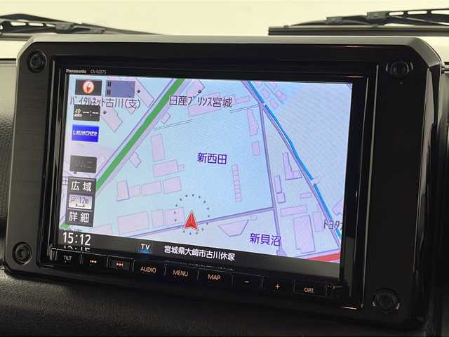スズキ ジムニー シエラ JC 宮城県 2022(令4)年 4.4万km ブルーイッシュブラックパール3 禁煙車/スズキセーフティサポート/・デュアルセンサーブレーキサポート/・車線逸脱警報/・オートハイビーム/純正8インチナビ/・CD.DVD.SD.BT/フルセグTV/バックカメラ/前席シートヒーター/クルーズコントロール/ビルトインETC/社外ドライブレコーダー（FR）/LEDヘッドライト/フォグランプ/アイドリングストップ/横滑り防止装置/ダウンヒルアシストコントロール/プッシュスタート/スマートキー2個/純正15インチアルミホイール/純正フロアマット/社外ラゲッジマット