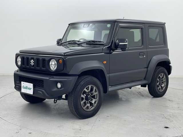 スズキ ジムニー シエラ JC 宮城県 2022(令4)年 4.4万km ブルーイッシュブラックパール3 禁煙車/スズキセーフティサポート/・デュアルセンサーブレーキサポート/・車線逸脱警報/・オートハイビーム/純正8インチナビ/・CD.DVD.SD.BT/フルセグTV/バックカメラ/前席シートヒーター/クルーズコントロール/ビルトインETC/社外ドライブレコーダー（FR）/LEDヘッドライト/フォグランプ/アイドリングストップ/横滑り防止装置/ダウンヒルアシストコントロール/プッシュスタート/スマートキー2個/純正15インチアルミホイール/純正フロアマット/社外ラゲッジマット