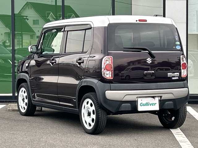 スズキ ハスラー G 岐阜県 2017(平29)年 10.9万km ムーンライトバイオレットパールメタリック/ホワイト2トーンルーフ 登録時走行距離：108789km/ナビ（CN-E300D）/バックカメラ/テレビ・CD・DVD・Bluetooth/ビルトインETC/スマートアシストII/・検知システム/・衝突警報機能/・衝突回避支援ブレーキ機能	/・車線逸脱警報機能	/・誤発進抑制機能(前方)/・誤発進抑制機能(後方)/・先行車発進お知らせ機能	/ベンチシート/シートヒーター/フロアマット/ドアバイザー/プッシュスタート/スマートキー